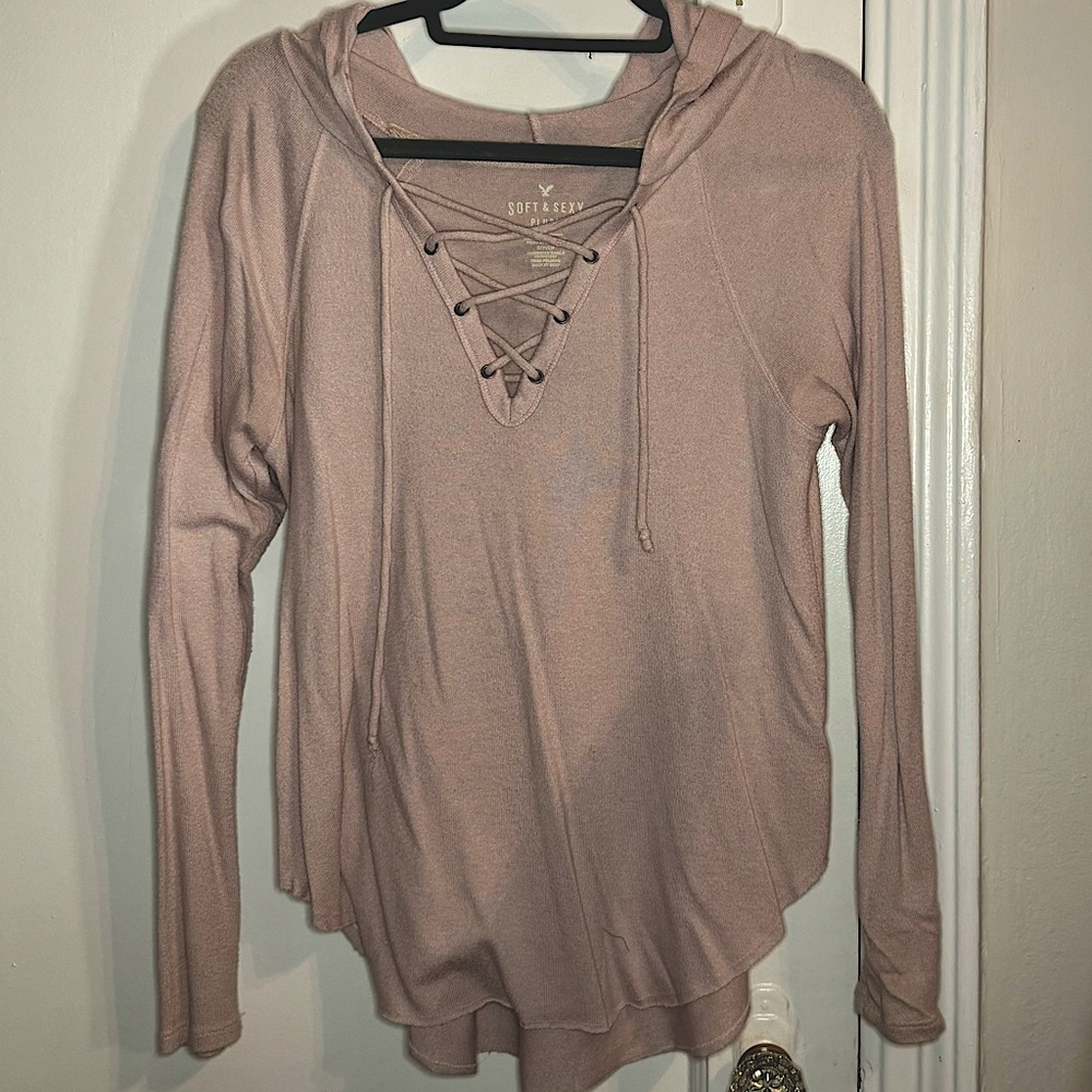American Eagle Soft & Sexy Plush Long Sleeve